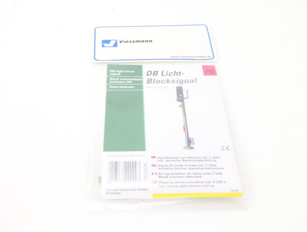 Viessmann H0 21 01 32 Signal-Bausatz DB Blocksignal Lichtsignal OVP