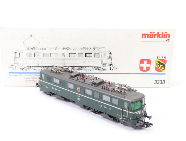 Märklin H0 3338 Elektrolok E-Lok Ae 6/6 grün BR 11414 SBB CFF / NEM OVP