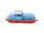 Minitrix N 2066 Diesellok-Werkslok Industrielok Privatbahn blau-rot