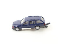 Wiking H0 Modellauto PKW MB 230 TE dunkelblau / Licht