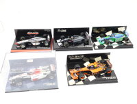 E2666 Minichamps Göde 5x Modellauto Renault MB McLaren Sauber Schumacher 1:43