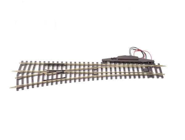 Piko H0 55220 A-Gleis Weiche WL links mit elektrischem Antrieb 55271 / geprüft