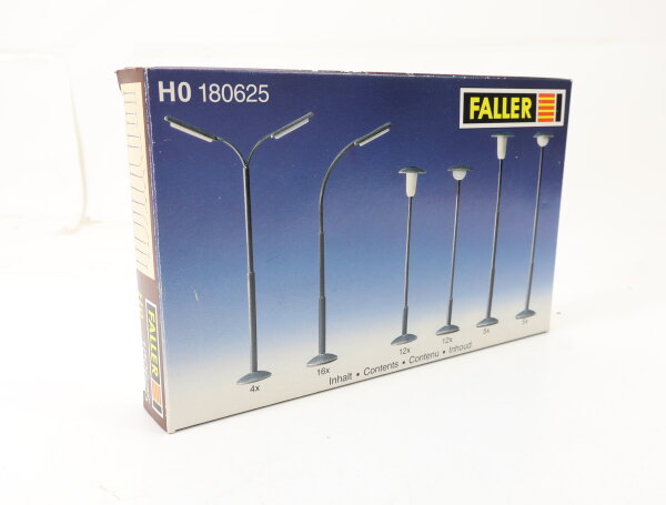 Faller H0 180625 Ausschmückung Bausatz Straßenlampen-Set Attrappen OVP
