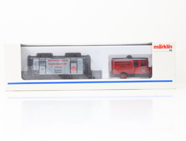 Märklin H0 48099 Güterwagen-Set Museumswagen 1999 Württ. Landessparkasse / NEM