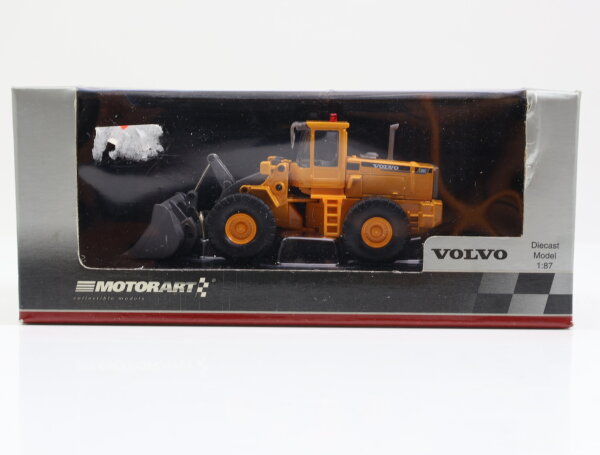 Motorart H0 13040 Modellauto Baufahrzeug Volvo L150C Gelb 1:87