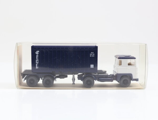 Wiking H0 52624 Modellauto LKW Scania 20 ft Container Sattelzug "ICL" OVP