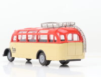 Praline H0  Modellauto Mercedes Benz Reisebus O 3500 "100 Jahre Auromobil"