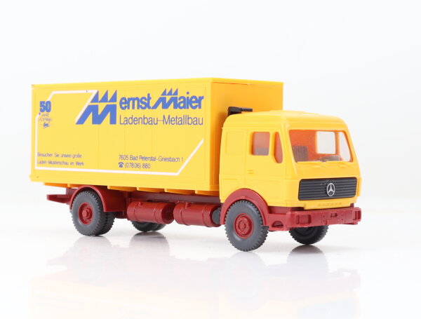 Wiking H0 459/227 Modellauto LKW MB Zugfahrzeug  von Koffer-Lastzug  "Ladenbau"