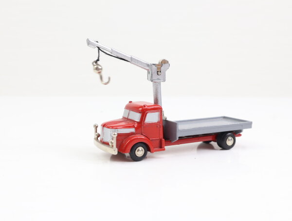 Schuco Piccolo Nr. 769 Modellauto LKW Krupp Lkw mit Seilausleger Kran rot
