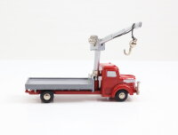 Schuco Piccolo Nr. 769 Modellauto LKW Krupp Lkw mit Seilausleger Kran rot