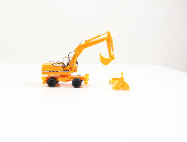 Kibri H0 11264 Modellauto Baufahrzeug Mobilbagger Liebherr 922 1:87