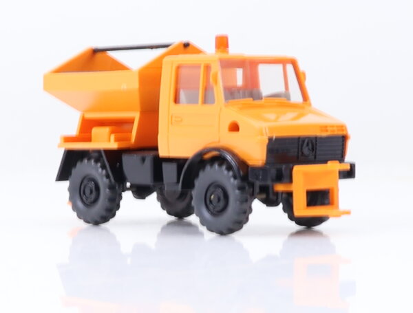 Wiking H0 646 Modellauto Winterdienst MB Unimog U1700 mit Salzstreuer 1:87