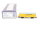 Liliput N L265044 gedeckter Güterwagen H.F. Wiebe Bauzug 092 3 592-0 DB / NEM