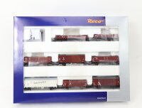Roco H0 67127 Güterwagenset 8-tlg. Hochbordwagen...