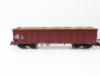 Roco 39718/39719 Güterwagen-Set Hochbordwagen + Ladung 2299-3/1106-1 DR / 2-tlg.