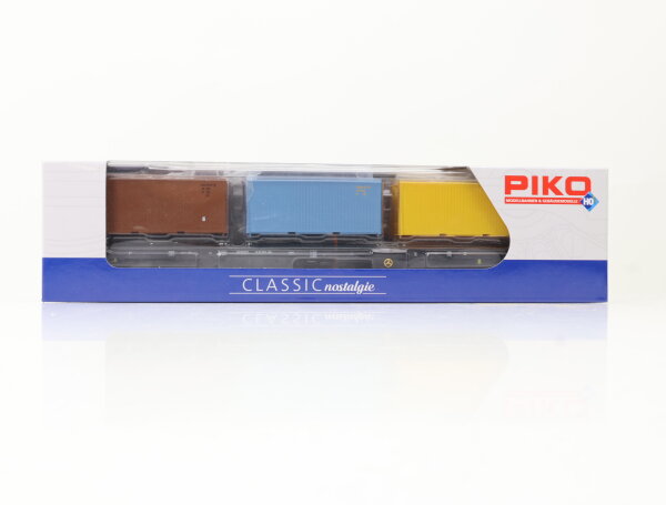 Piko H0 72200  Güterwagen Containertragwagen Rgs-z 31 50 391 8818-2 DR / NEM OVP