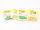 Brawa 3043 3053 3041 3051 Zubehör Muffen + Stecker 20-tlg. grün gelb 1:87
