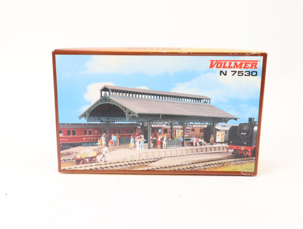 Vollmer N 7530 Gebäude Bausatz Bahnsteighalle