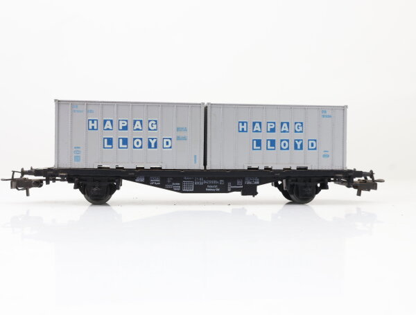 Märklin H0 4659 Güterwagen Containertragwagen "Hapag Lloyd" 042 0 606-4 DB