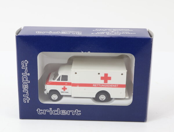Trident H0 90182 Modellauto PKW Chevrolet "DRK Fulda Rettungsdienst" 1:87 OVP