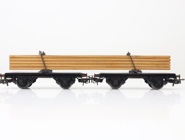 Märklin H0 4665 Güterwagen Langholzwagen mit Holzladung