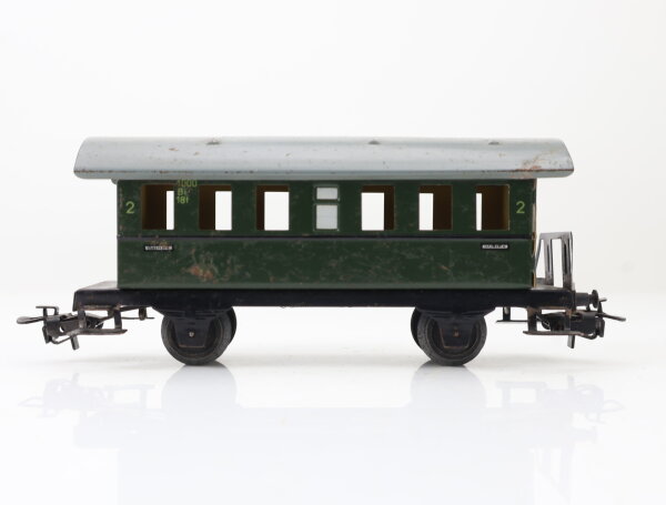 Märklin H0 4000 Personenwagen Donnerbüchse Bi 2. Klasse grün / Blech