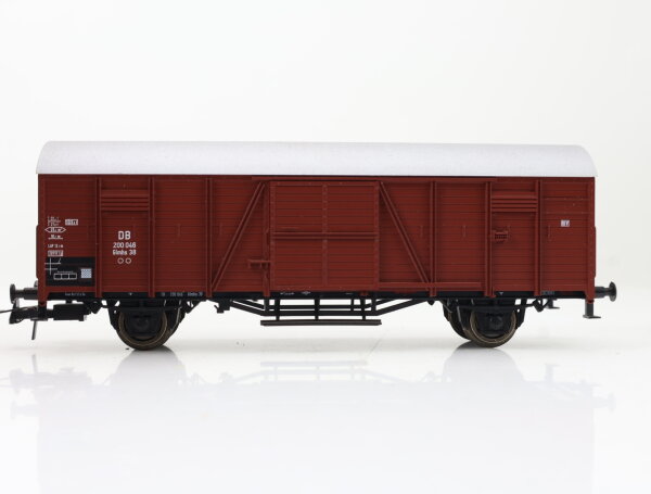 Roco H0 gedeckter Güterwagen 200 046 DB braun / NEM AC
