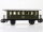 Märklin H0 4040 Personenwagen Donnerbüchse 2. Klasse 4051Stg grün / Blech