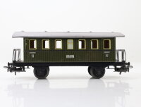 Märklin H0 4040 Personenwagen Donnerbüchse 2. Klasse 4051Stg grün / Blech