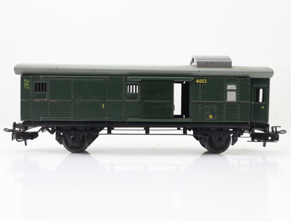 Märklin H0 4041 Personenwagen Gepäckwagen 4003 Pwi grün / Blech