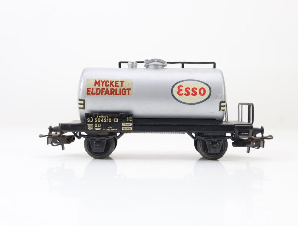 Märklin H0 4501 Güterwagen Kesselwagen ESSO 504210 SJ MYCKET ELDFARLIGT