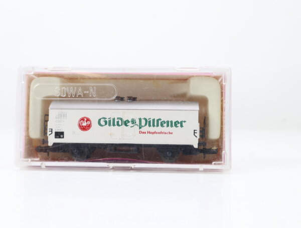 Sowa N 1302 Güterwagen Kühlwagen Bierwagen "Gilde Pilsener" DB / OVP