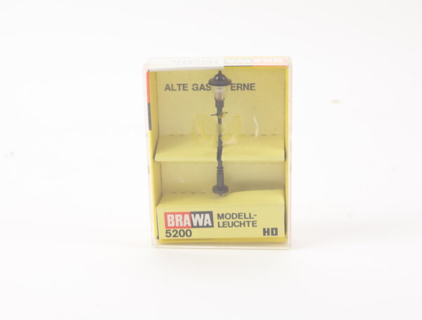 Brawa H0 5200 Beleuchtung alte Gaslaterne 1-flammig - geprüft OVP