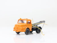 Wiking H0 631/5b Modellauto Abschleppwagen MB 1413 gelborange + Licht - geprüft