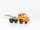 Wiking H0 631/5b Modellauto Abschleppwagen MB 1413 gelborange + Licht - geprüft