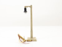 Märklin H0 448/1 800 Lampe Leuchte Bogenlampe einarmig / Guss geprüft