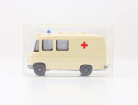 Wiking H0 Modellauto Rettungswagen MB L 406 "Rotes Kreuz" creme 1:87