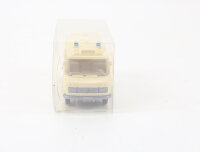 Wiking H0 Modellauto Rettungswagen MB L 406 "Johanniter" creme 1:87