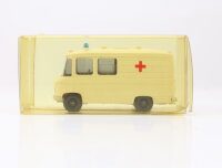 Wiking H0 1040/3A Modellauto MB L 406 Rotkreuz creme hellelfenbein 1:87