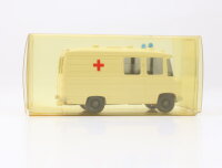 Wiking H0 1040/3A Modellauto MB L 406 Rotkreuz creme hellelfenbein 1:87