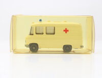 Wiking H0 1040/3F Modellauto MB L 406 Rotkreuz creme...