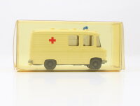 Wiking H0 1040/3F Modellauto MB L 406 Rotkreuz creme silber 1:87