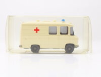 Wiking H0 1040/3D Modellauto MB L 406 Rotkreuz creme olivgrau 1:87