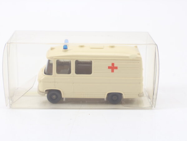 Wiking H0 1040/1A Modellauto MB L 406 Rotkreuz creme hellelfenbein 1:87