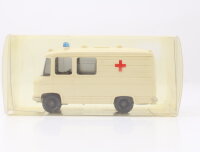 Wiking H0 1040/3A Modellauto MB L 406 Rotkreuz creme...