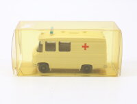 Wiking H0 1040/1A Modellauto MB L 406 Rotkreuz creme hellelfenbein 1:87