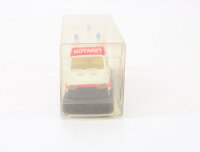 Praline H0 3744 Modellauto PKW Ford Transit Hochdach Notarzt OVP