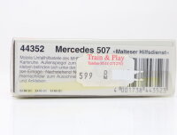 Busch H0 44352 Modellauto Rettungswagen MB 507 Malteser Hilfsdienst 1:87