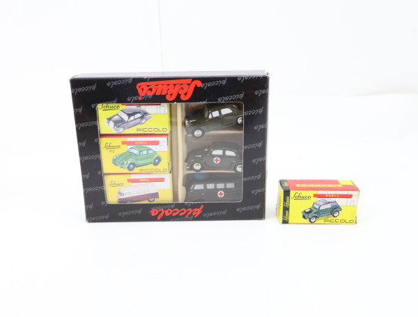 E2683 Schuco piccolo H0 05201 4x Modellauto PKW BWKübelwagen VW 1:87 Metall