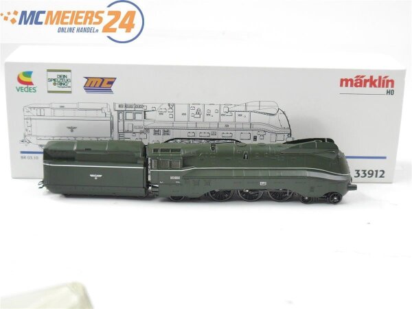 Märklin H0 33912 Dampflok Schlepptenderlok BR 03 1004 DR / Delta Digital NEM E590